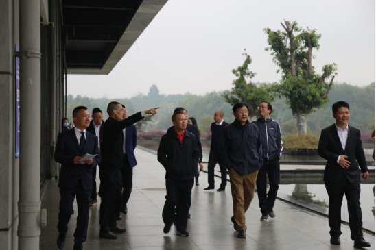 k1体育集团外部董事一行调研聚峰谷项目