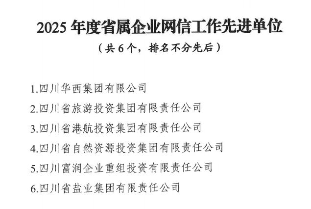 喜报！省k1体育集团获评2025年度省属企业网信事情先进单位